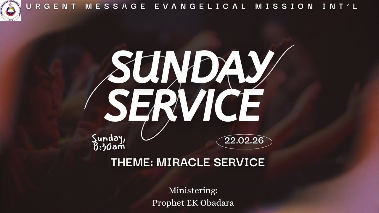 MIRACLE SERVICE || 22/02/26|| LAST SUNDAY OF FEBRUARY