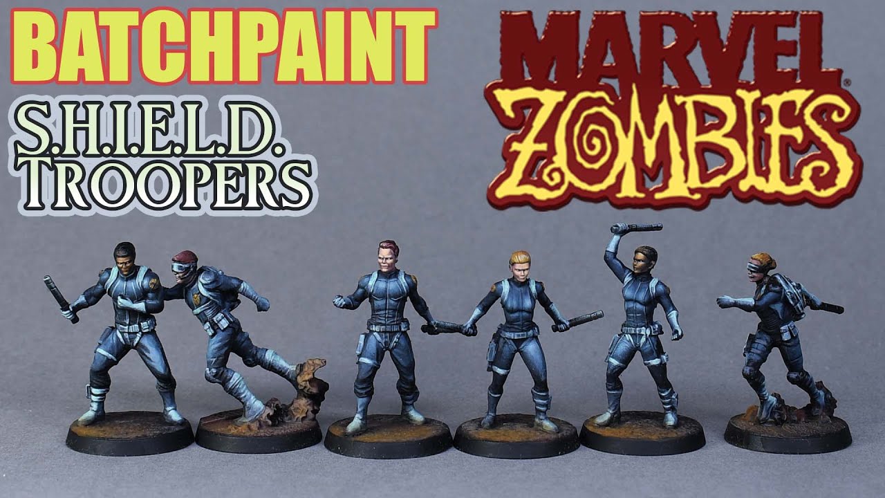 Marvel Zombicide S.H.I.E.L.D. Troopers Painting guide
