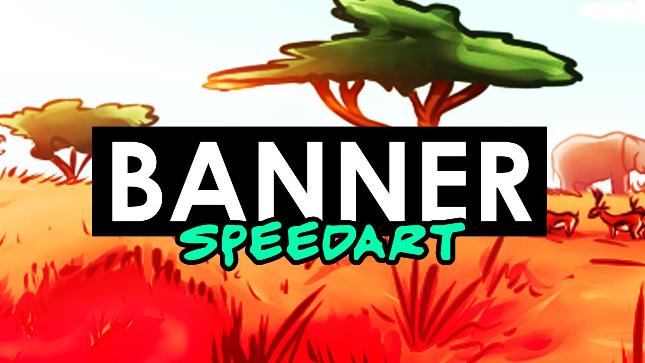 Savannah/Africa Banner Speedart - Derpalope #tomislavartz