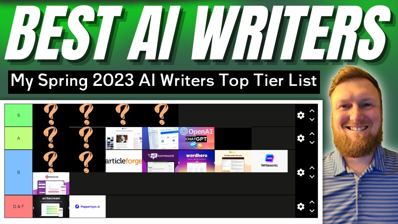 Best AI Content Writer: Tier List for Spring 2023