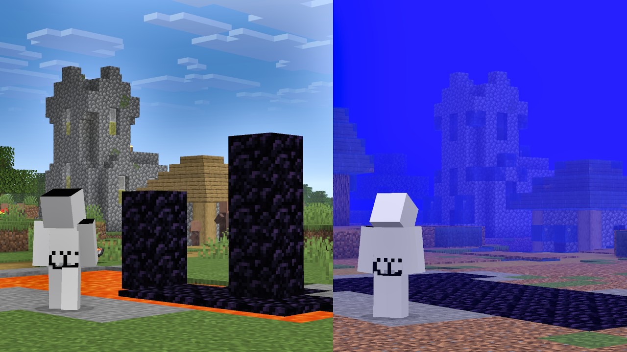 Minecraft But The Whole World Is Underwater, Again