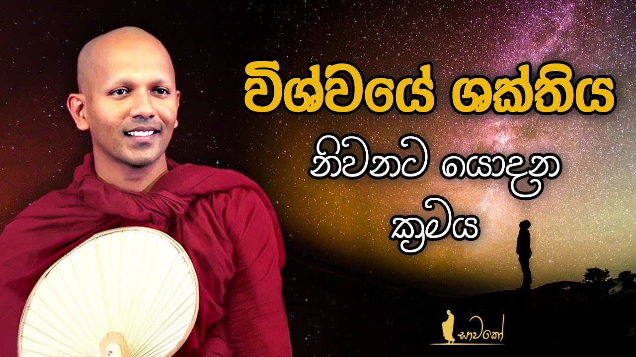 විශ්වයේ ශක්තිය නිවනට යොදන ක්‍රමය