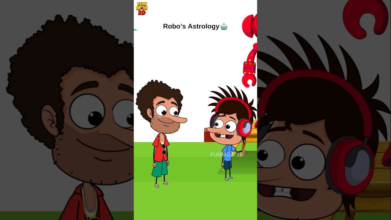 Robo Jaatakam #funmoji2d #comedy #funny #robot #robots #astrology #love #lover #girlfriend #shorts