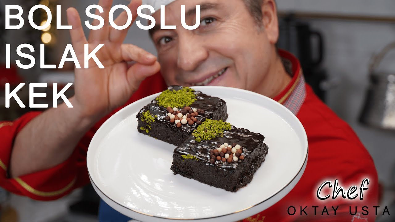 BOL SOSLU ISLAK KEK  ❗️ Nasıl Yapılır ? l Oktay Usta
