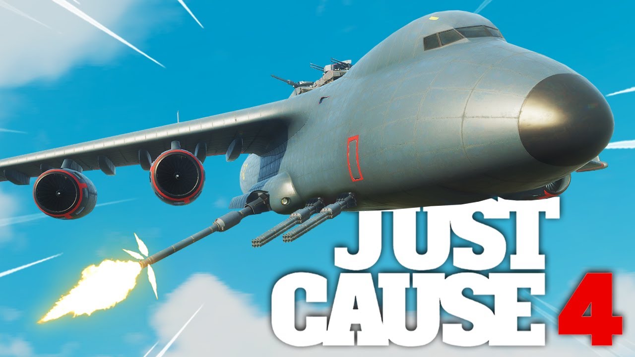 AC-130 GUNSHIP CARGO PLANE CHALLENGE Just Cause 4