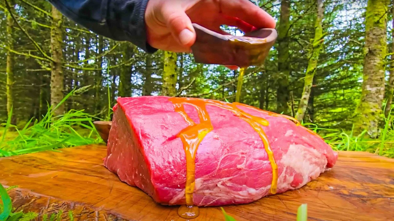 Steak & Seafood Meals Made In Nature | ASMR Cooking