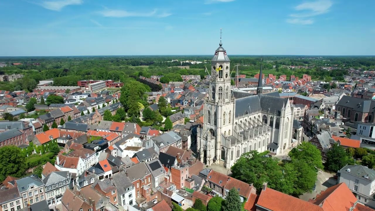 Dronevideo Sint-Gummaruskerk Lier