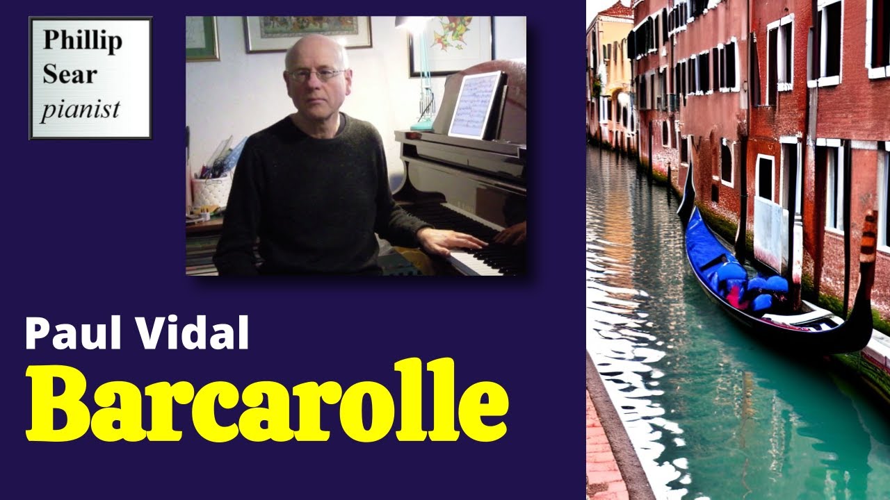 Paul Vidal: Barcarolle