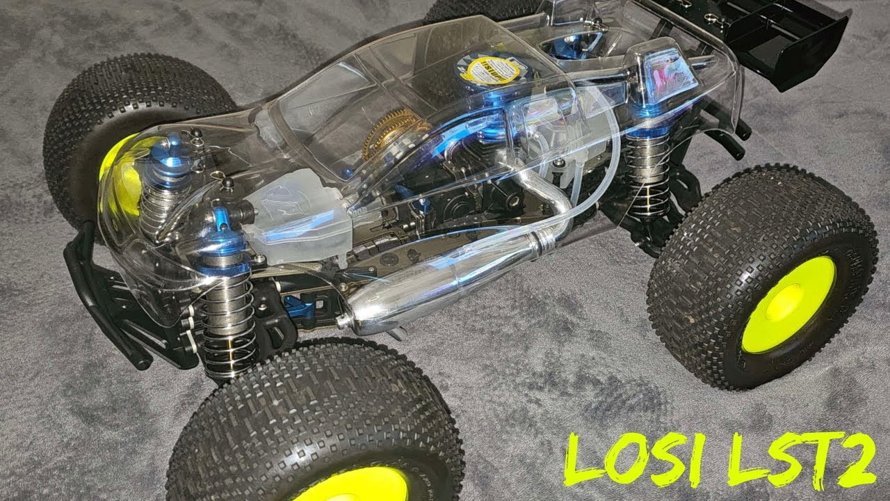 Rare LOSI LST2 Full Build! HARD ANODIZED BUILD (nitro rc)
