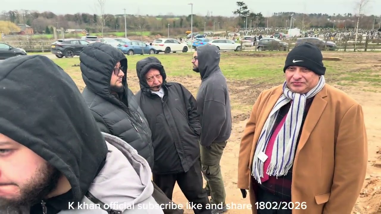 Burial of daughter of zahoor khan Shater khel 18/02/2026 at Sutton cemetery 