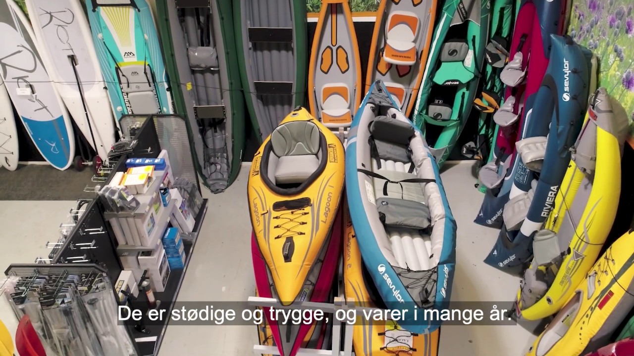 Oppbl&aring;sbare kanoer og kajakker