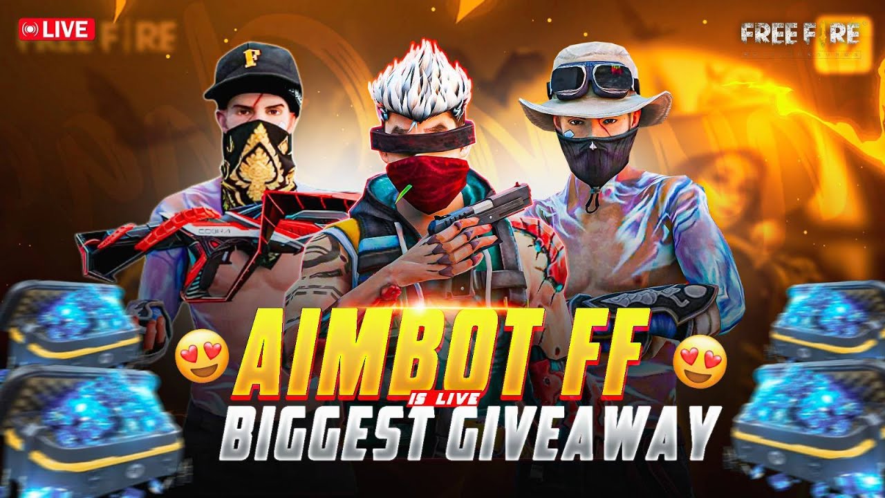 BIGGEST GIVEAWAY AIMBOT FF LIVE GIVEAWAY FREE FIRE CASH & DAIMONDS Hit 10K Today! 🔥 2026