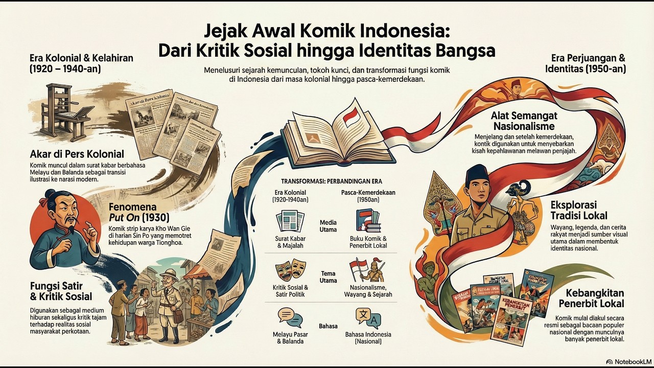 Komik - Sejarah Awal Komik Indonesia