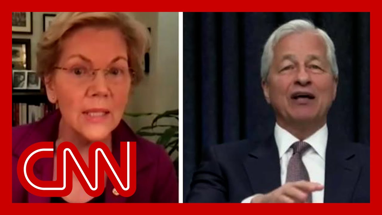 Elizabeth Warren confronts JPMorgan CEO during heated testimony