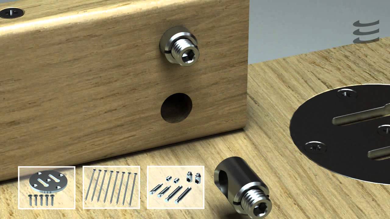 XS Tischbein-Verbinder mit Rahmen / table connector frame