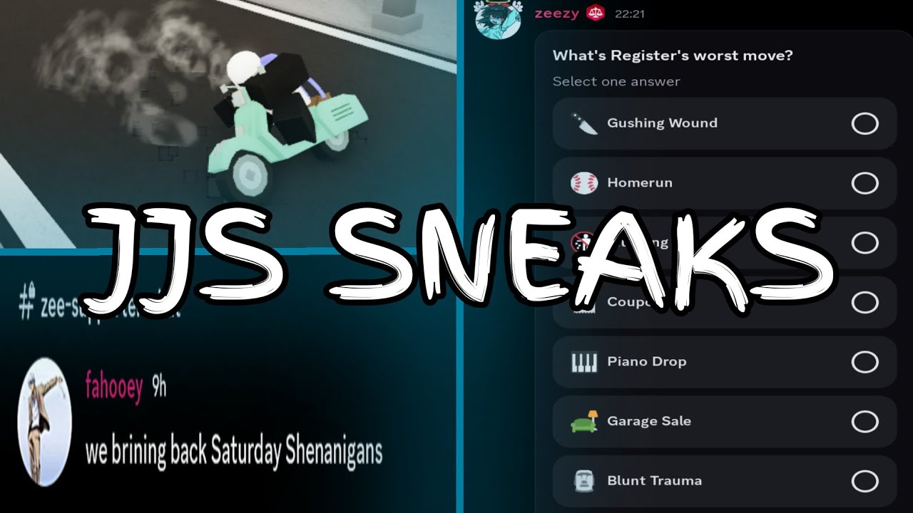 REGGIE MOPED MOVE SNEAK + UPDATE ON SATURDAY! (JJS SNEAKS)