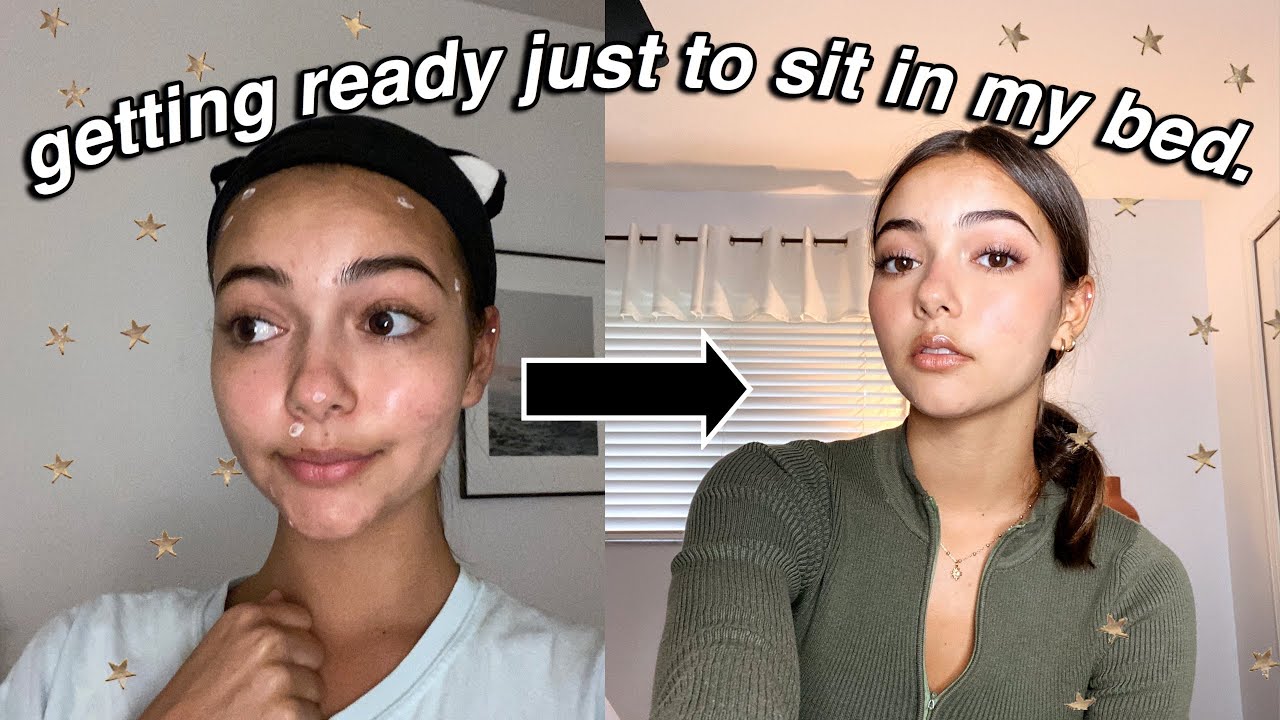 get ready with me as I answer personal questions