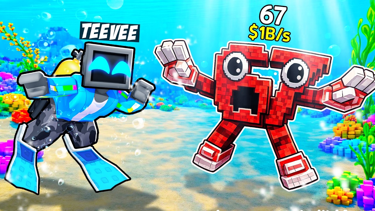 Diving for BRAINROTS in Roblox!