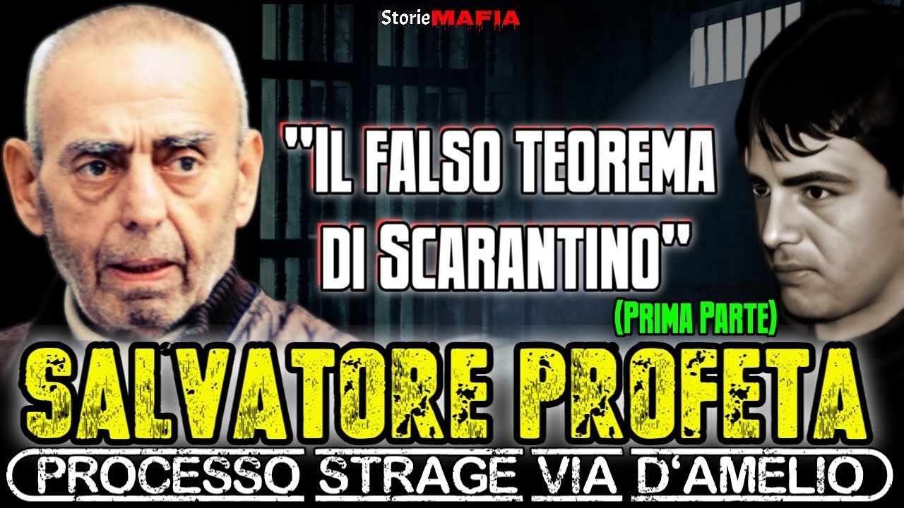 Il Falso Teorema di Scarantino: Salvatore Profeta  Prima Parte #storiemafia #perte