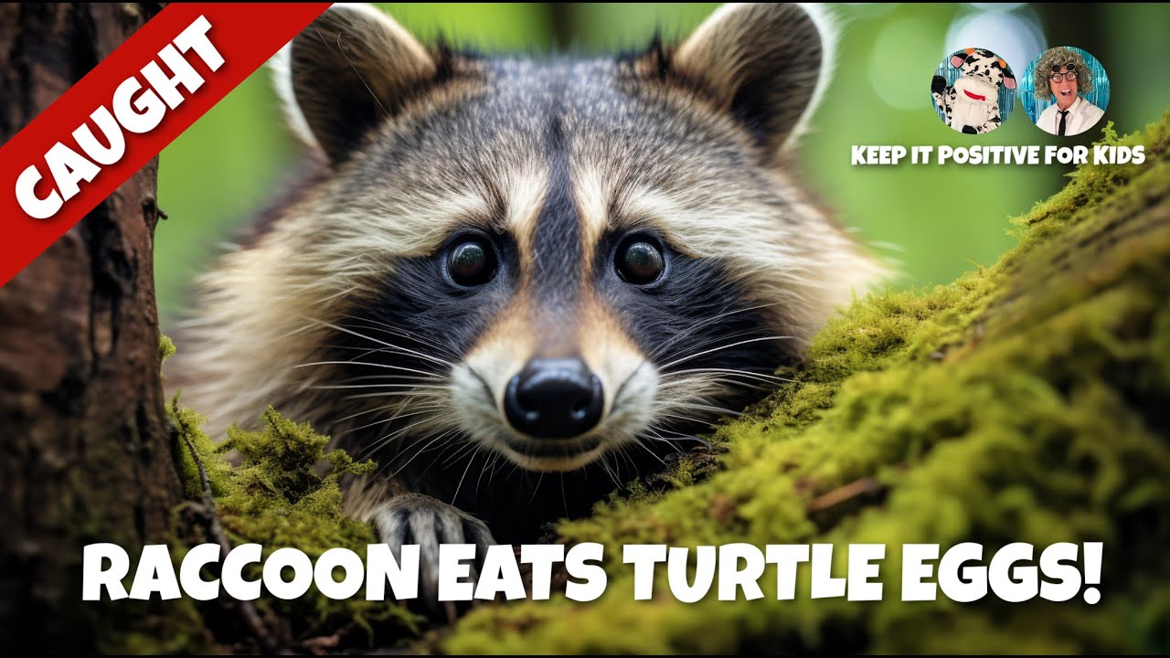 Raccoon Eats Turtle Eggs - Caught On Camera