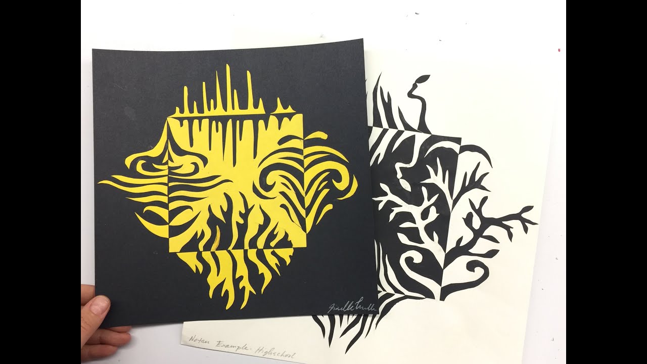 Nōtan Paper Cut-out: Positive and Negative Space