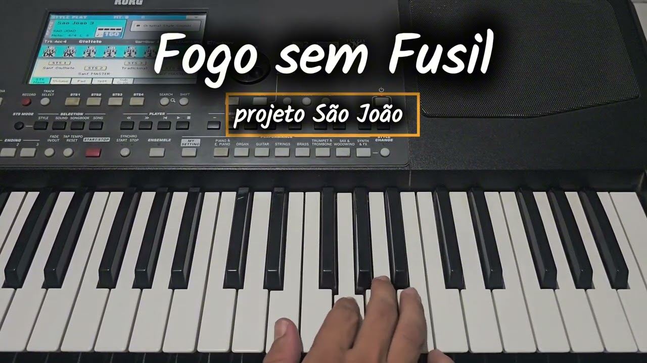 Como tocar FOGO SEM FUZIL no teclado (Projeto São João)