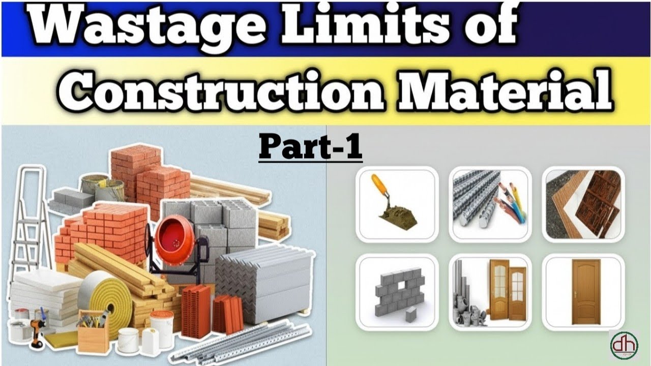 Allowable Wastage Limit Of Construction Materials_Part-1 
