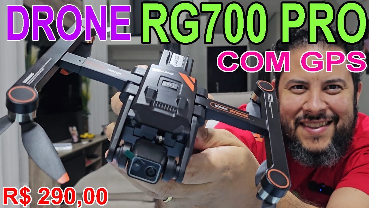 Drone RG700 Pro Como Ligar como configurar todas as funções do controle e botões drone futurista GPS