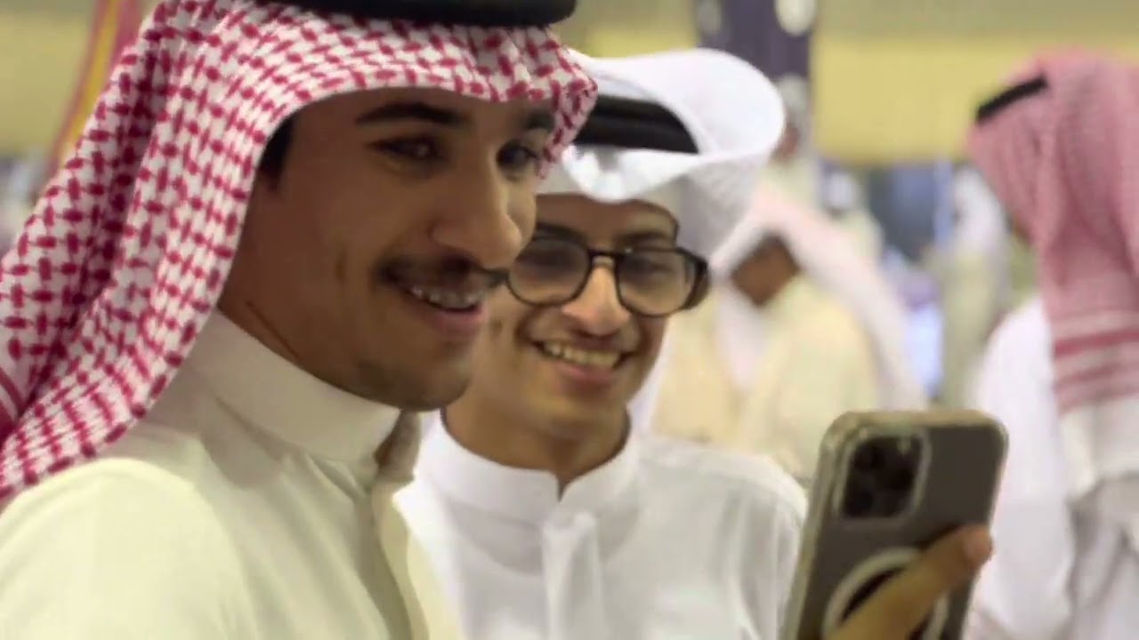 احتفال عتبان الكويت في فوز النائب خالد مونس العتيبي في انتخابات مجلس الامة الكويتي عام ٢٠٢٣