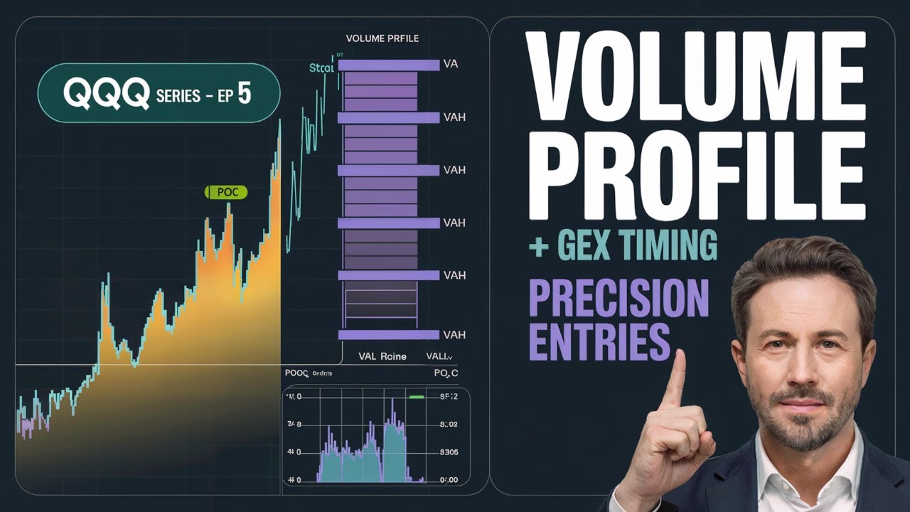 How to Time QQQ Entries with Volume Profile + GEX