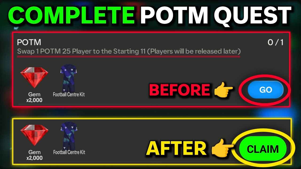 How To Complete POTM Quest in FC Mobile | Earn Millions POTM Investment | Believers Hub