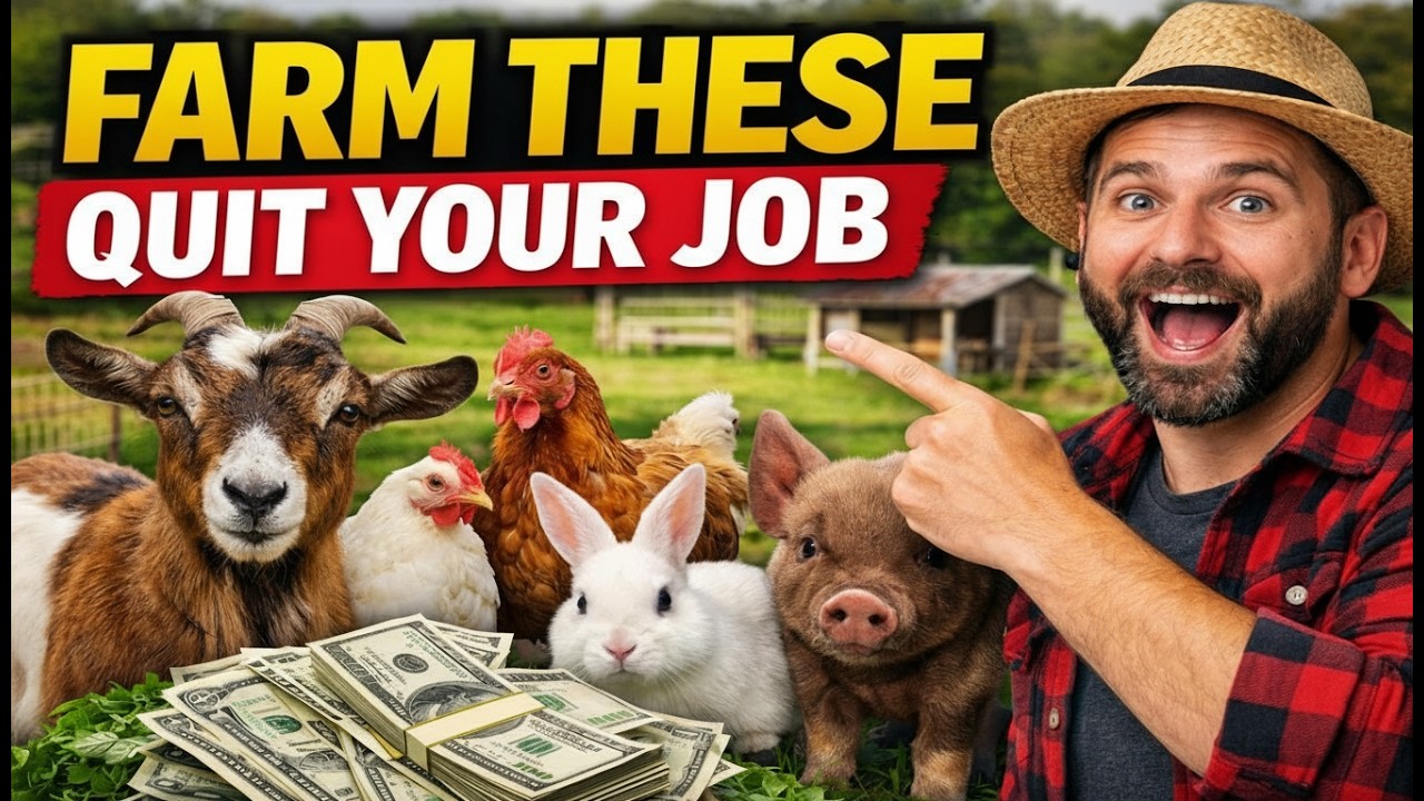 Farm These 10 Animals on 1 Acre and Never Work a 9&ndash;5 Again | Profitable Farming