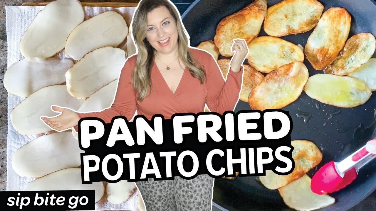 Small Batch Pan Fried POTATO CHIPS From Scratch