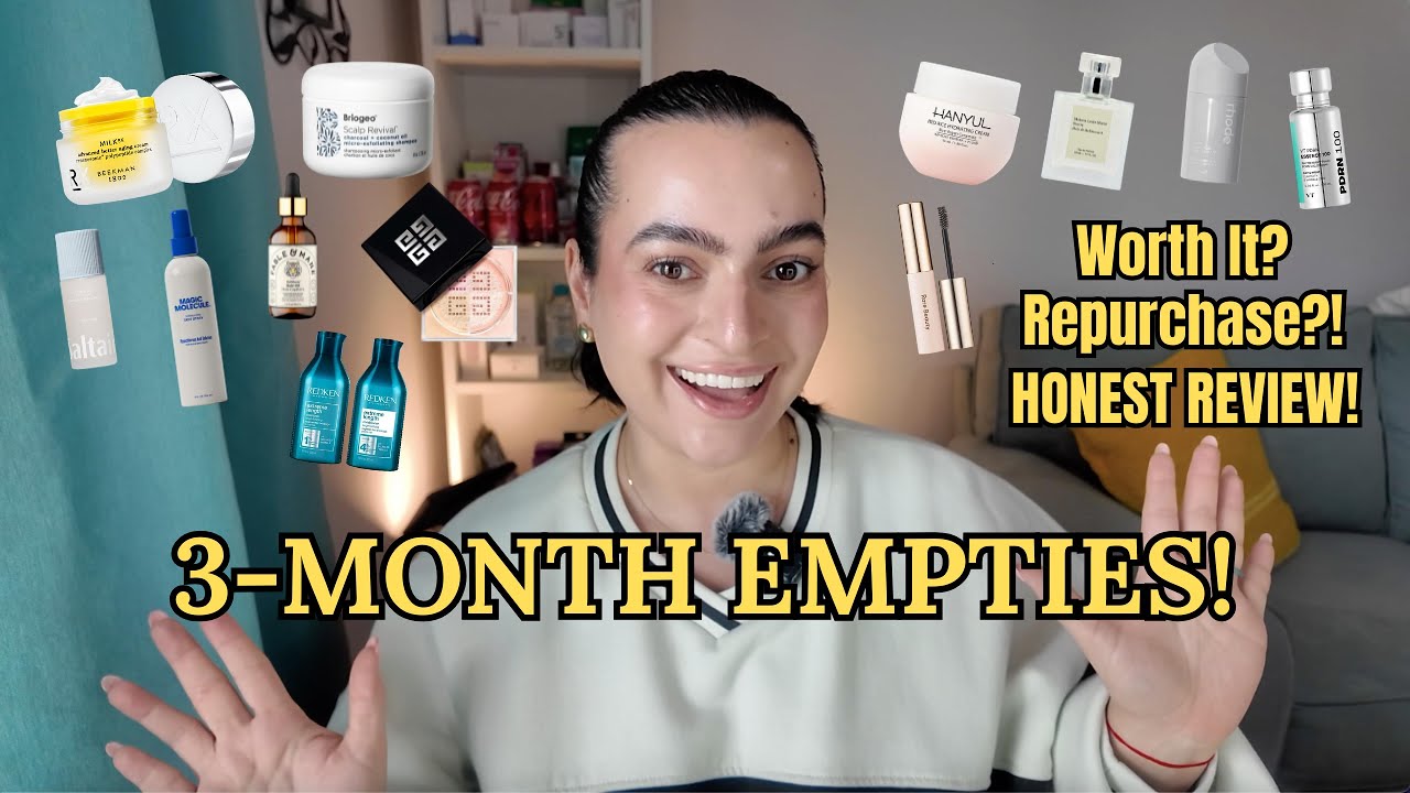 I Used ALL of This?! 3-Month Beauty Empties! ✨