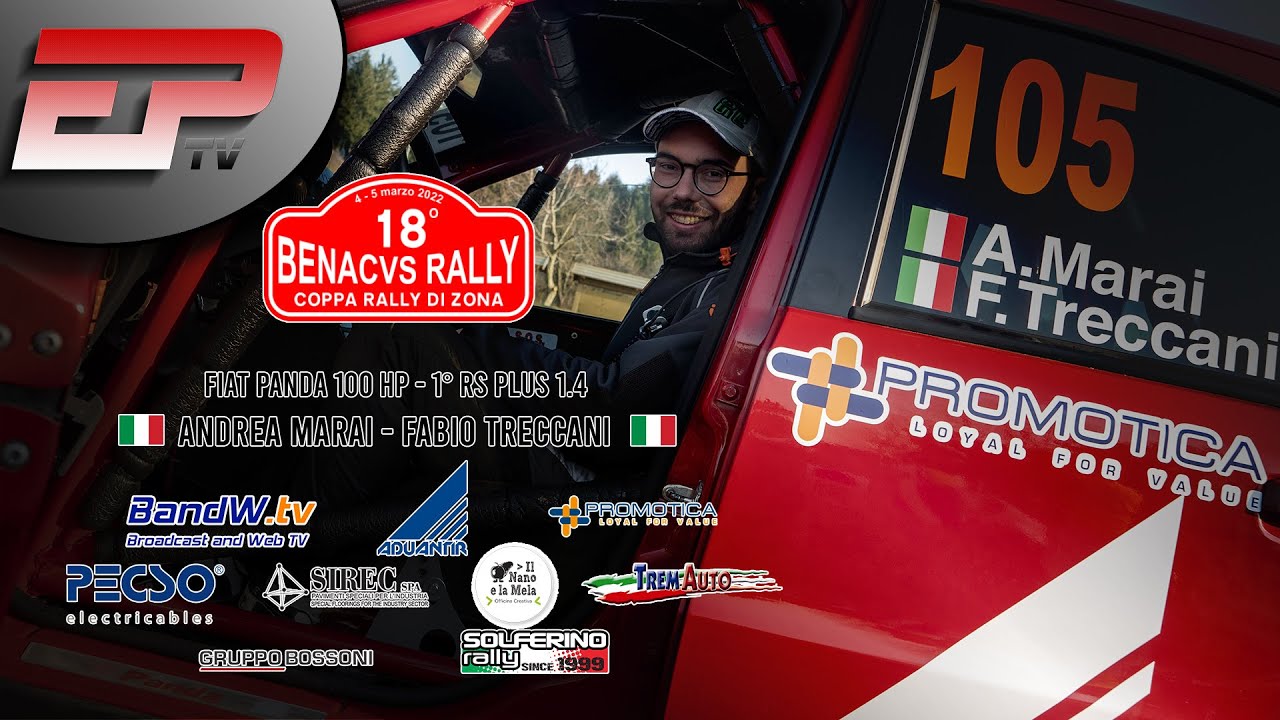 ONBOARD | A. Marai - F. Treccani | Fiat Panda 100HP | 18° Rally Benacvs