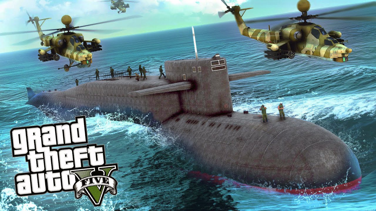 NUCLEAR SUBMARINE STRIKE in GTA 5 Online!