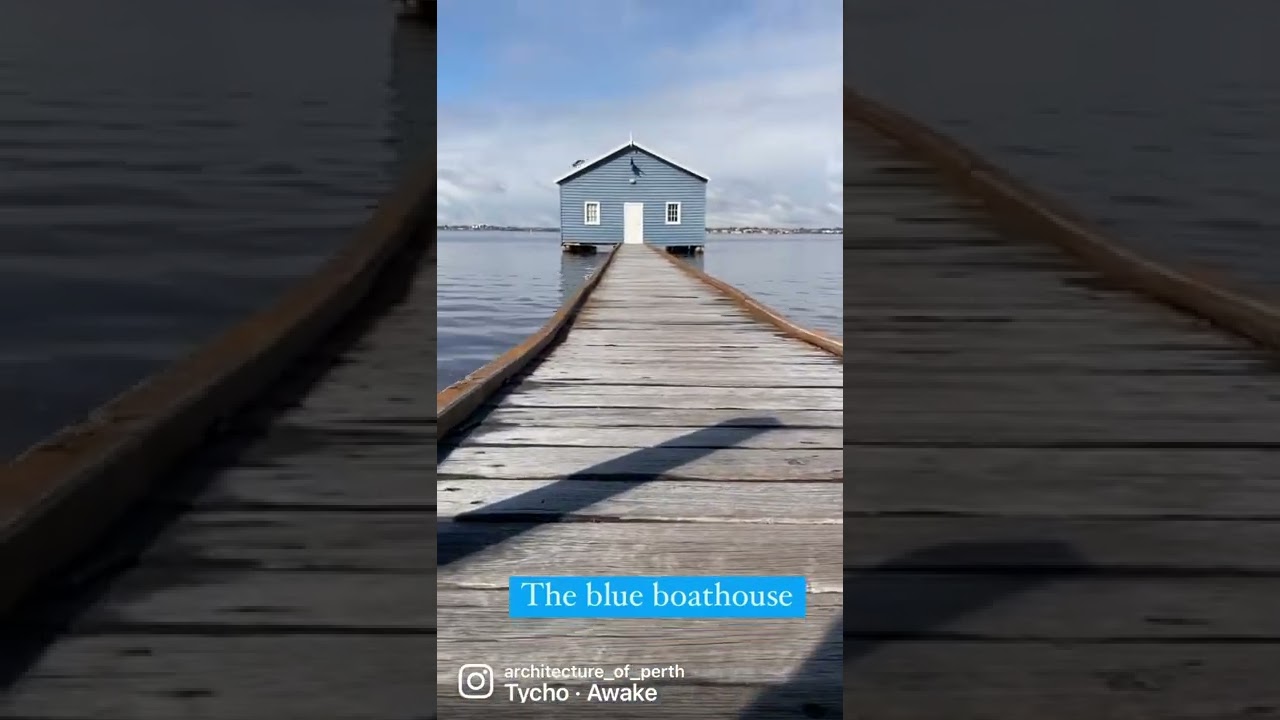 The Blue boathouse, Matilda bay