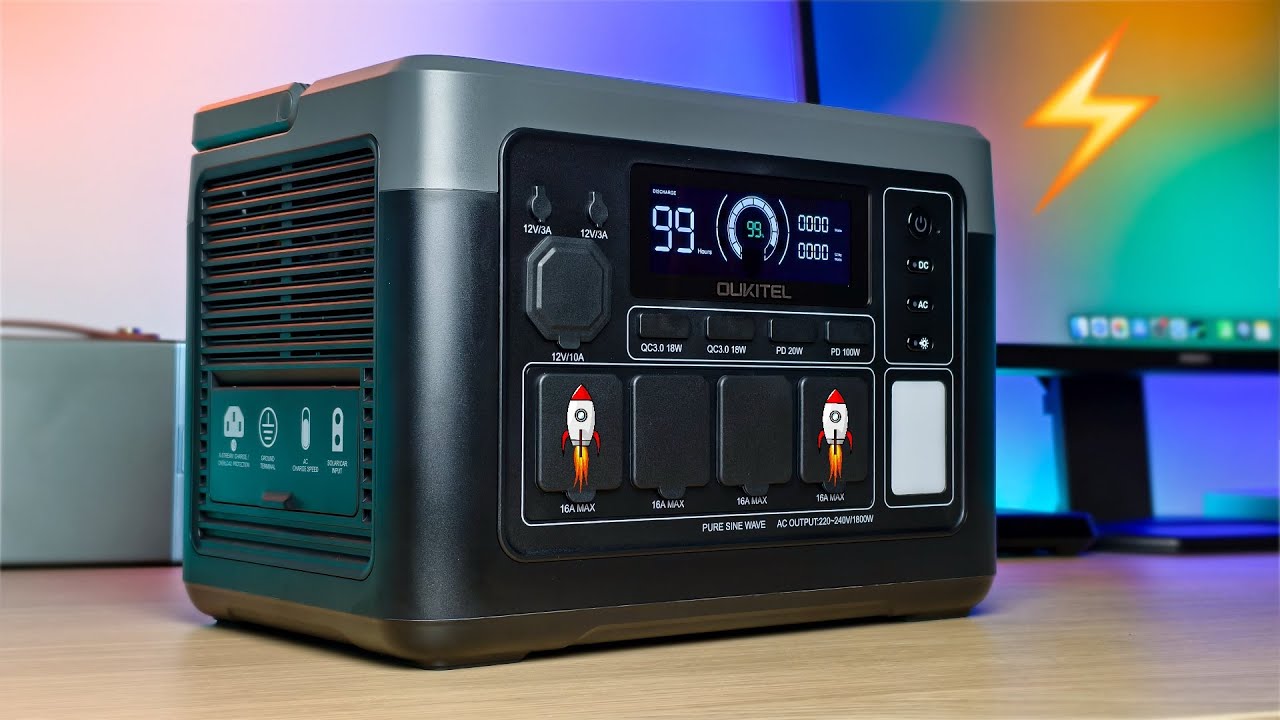 Power Station Compatta da 1KWh e 1800W a €429 | RECENSIONE Oukitel P1000E Plus | Anche UPS