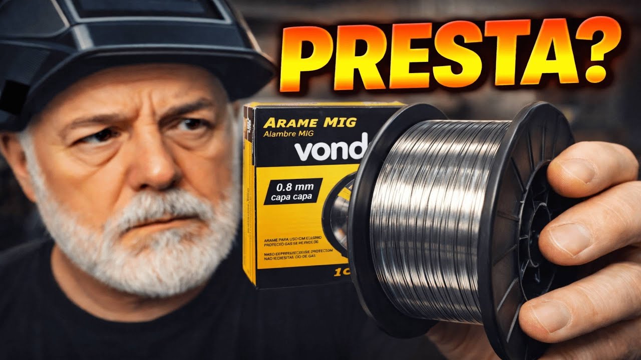 Arame Vonder Sem Gás: Teste Real na Solda MIG - Vale a Pena?
