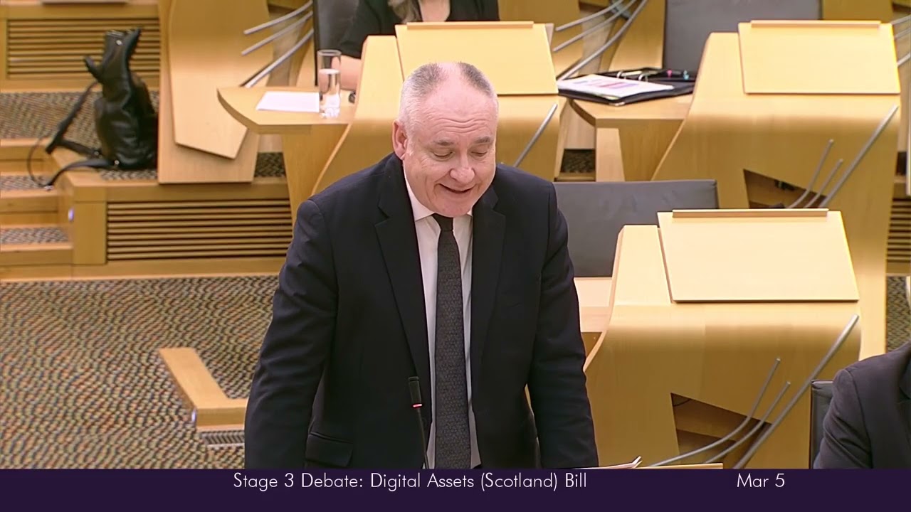 Stage 3 Proceedings: Digital Assets (Scotland) Bill - 5 March 2026