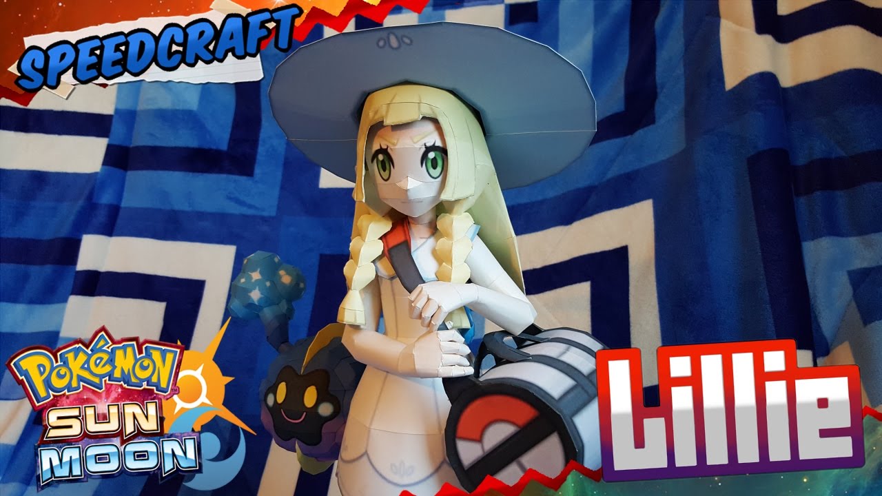 Pokemon Sun & Moon Papercraft ~ Lillie~