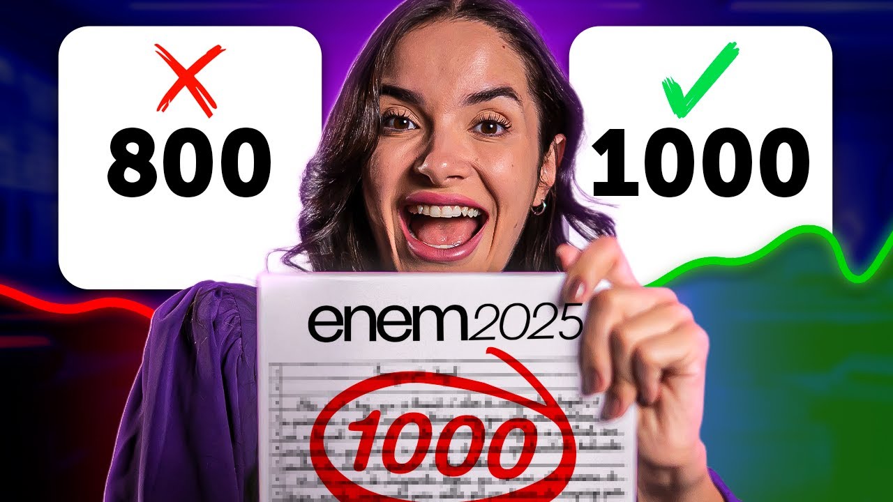 Redação ENEM: Como Sair dos 800+ e Conquistar a Nota 1000