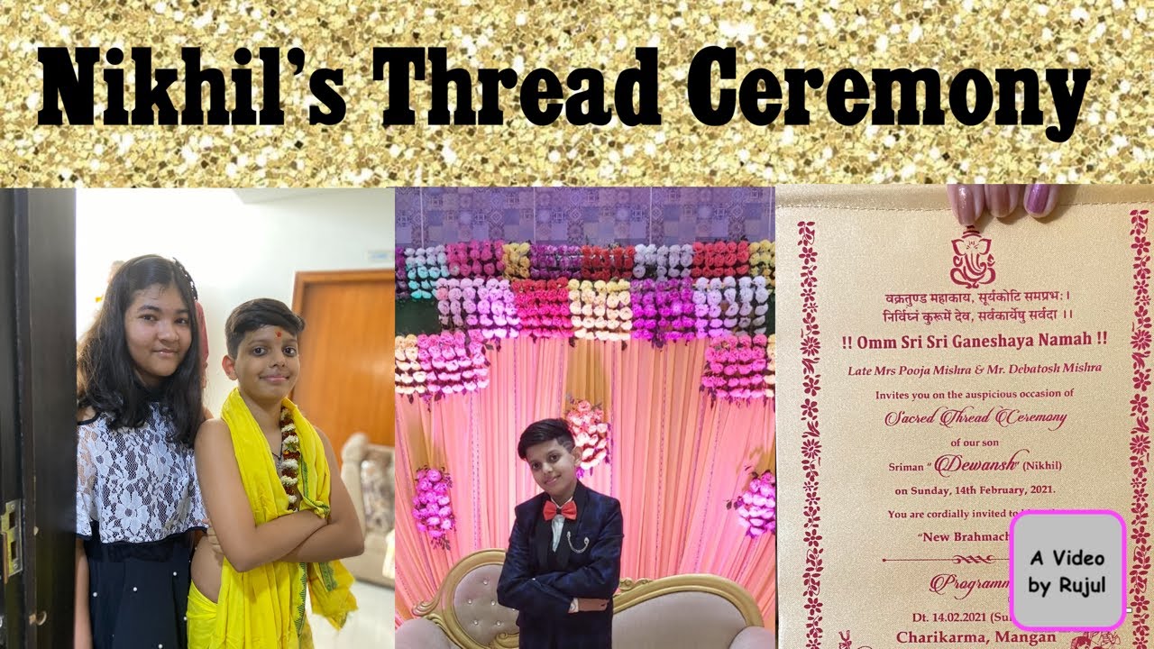 Nikhil’s Thread Ceremony🥰😍| Traditional Odia Brataghara | Nice cinematic video