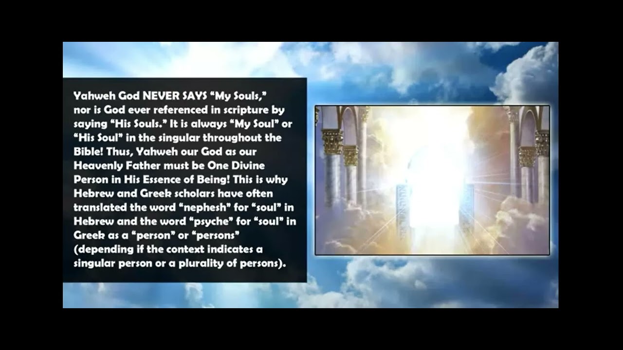 God is One Person by Steve Ritchie 