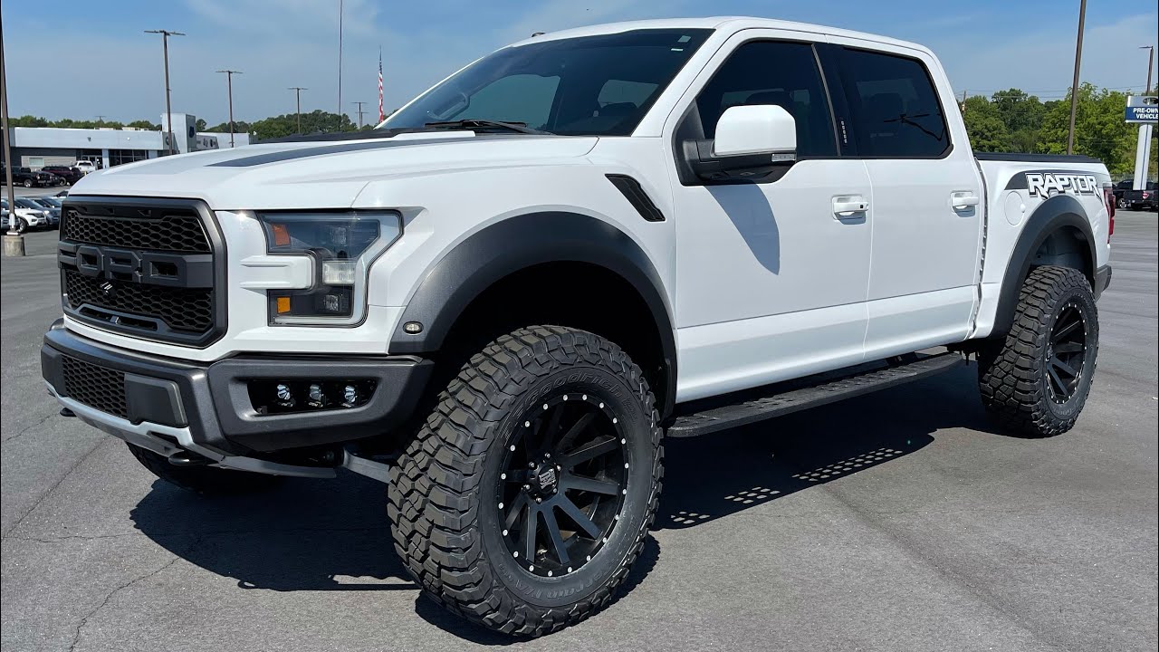 INDORAPTOR on 37s! Oxford White Ford Raptor 2.5