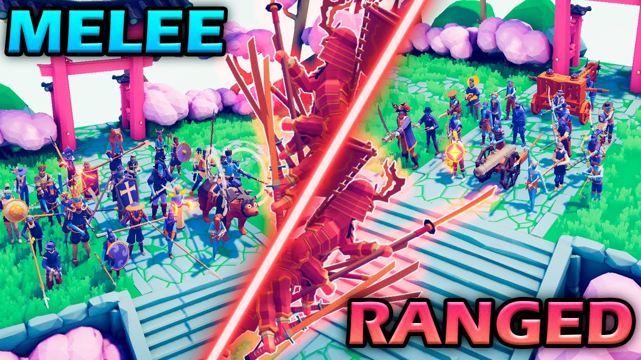 MELEE VS RANGED - Who Defeats the EMPEROR Faster? - Totally Accurate Battle Simulator | TABS