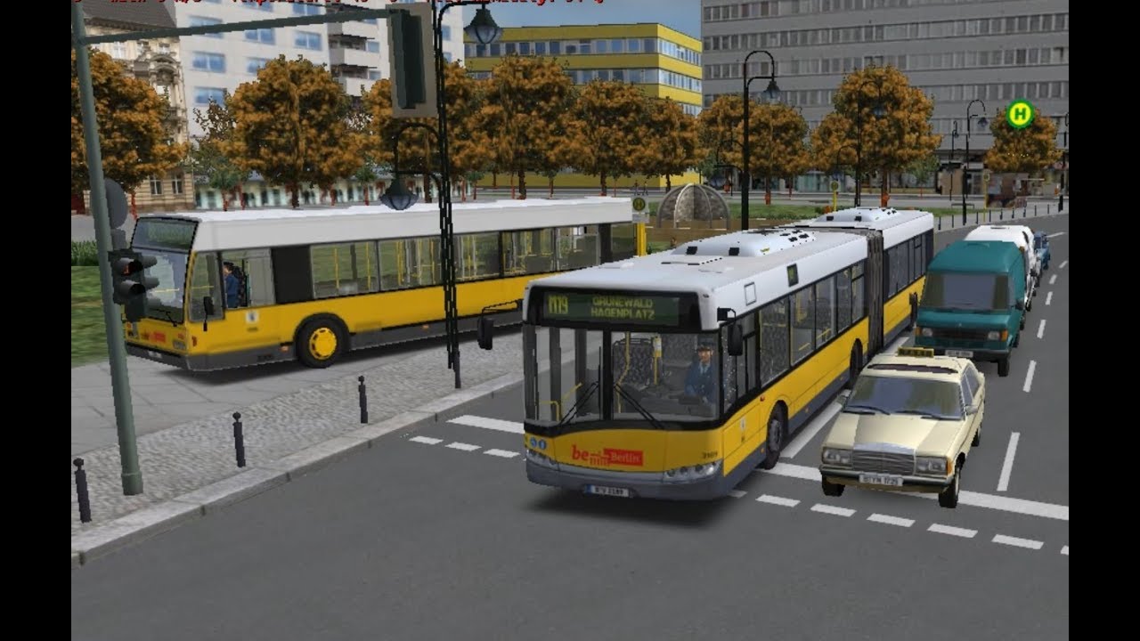 Omsi 2 tour (1556) 德國 Berlin linie M19 U Hermannplatz - Hagenplatz @ Solaris Urbino 18