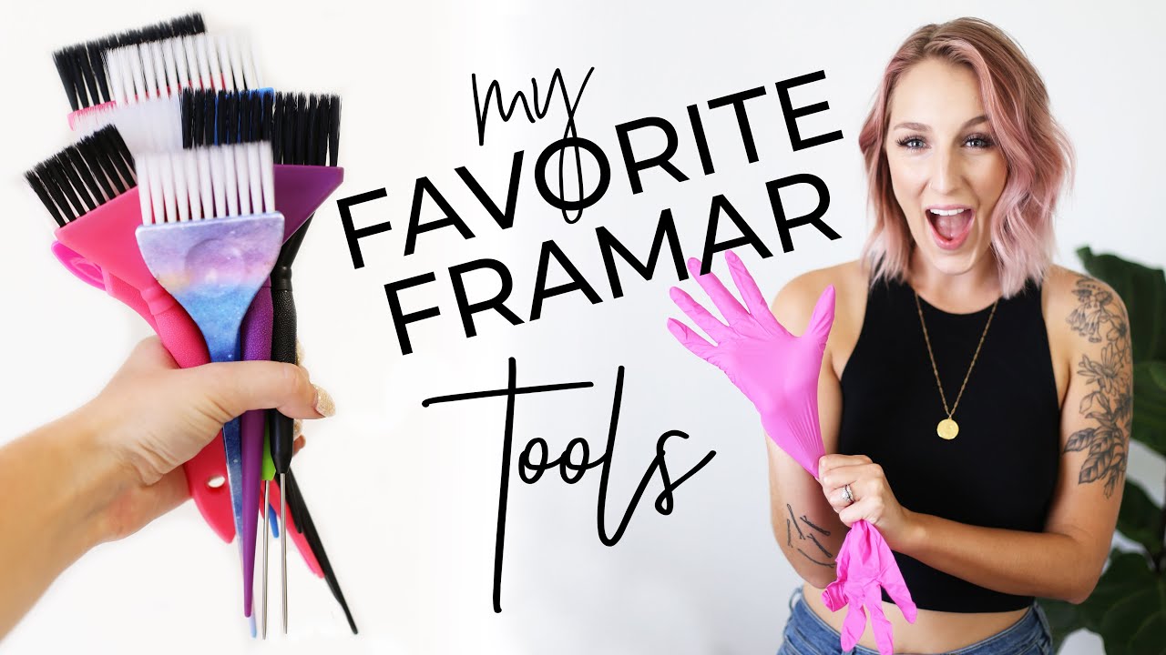 Sharing my favorite Framar tools | Why you need Framar foils and color brushes as a hairstylist!