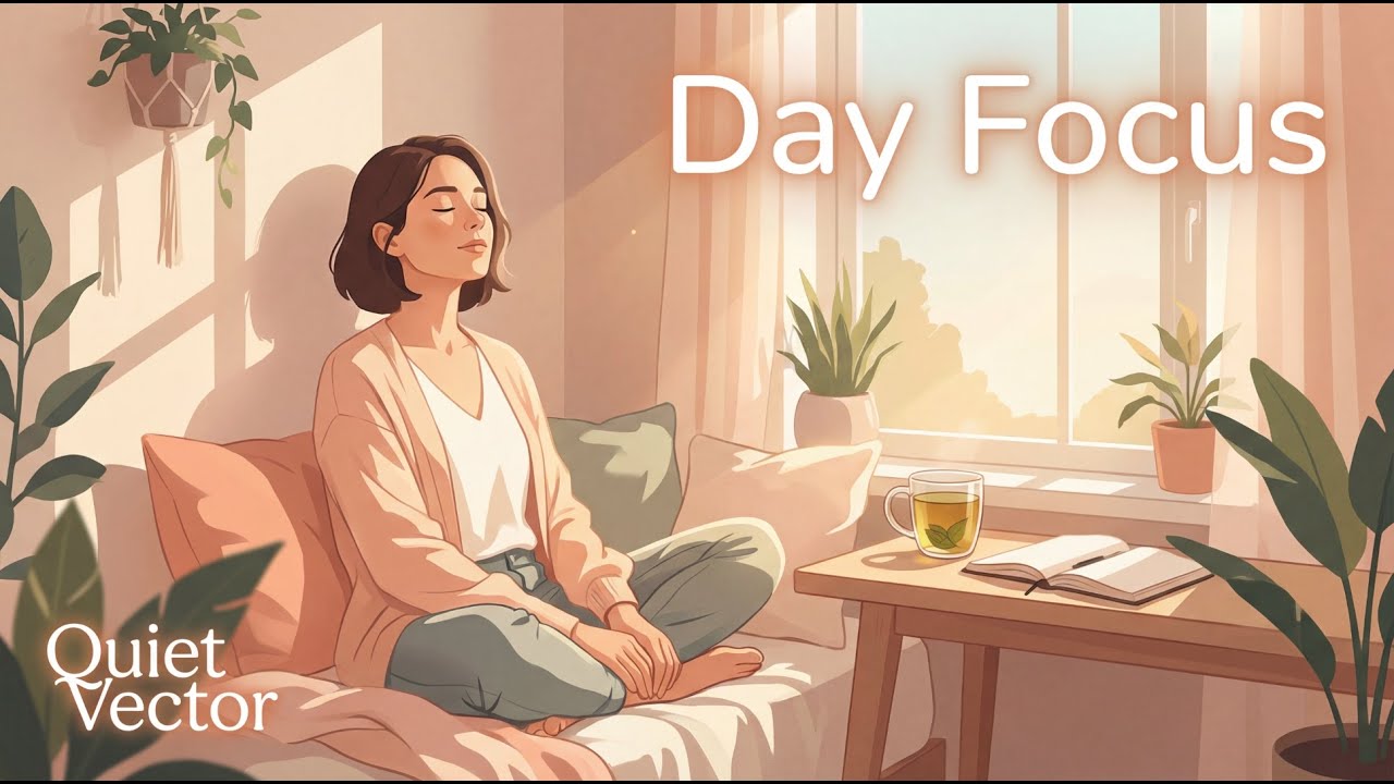 Continuous Day Focus: Quiet Vector Ambient & Meditation Stream