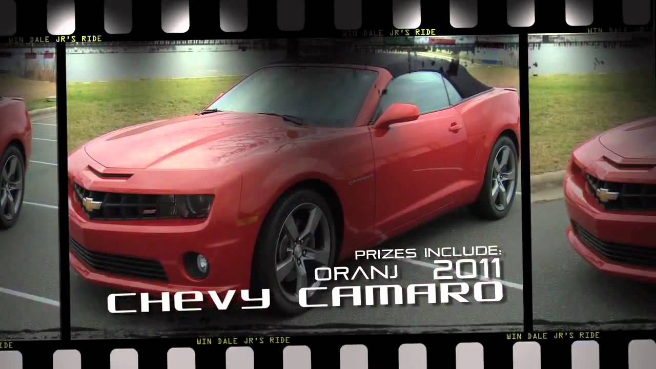 The Dale Jr. Chevy Camaro Raffle